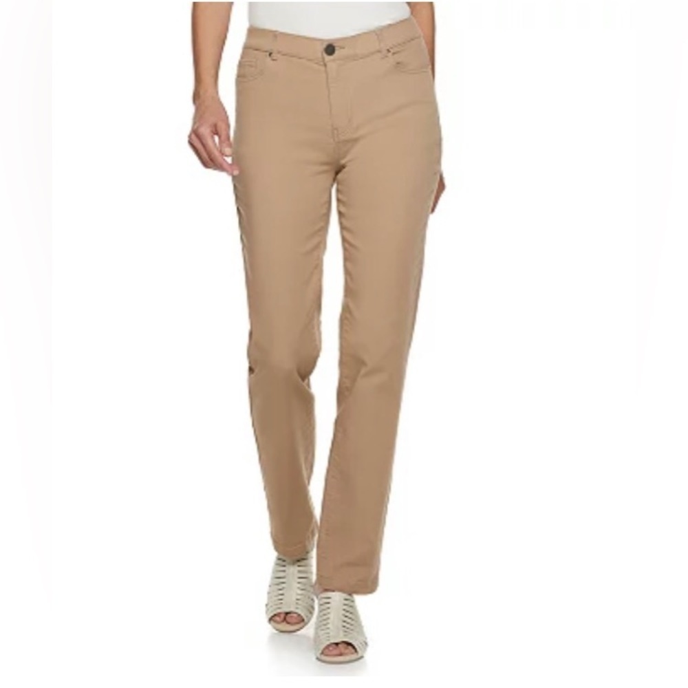 Croft & Barrow/ NWT/ Woman’s Effortless Stretch Straight-Leg Pants/ 4 Regular